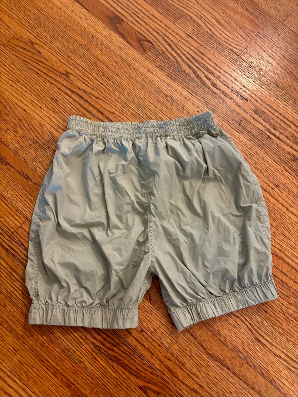 Light Green Lightweight Elastic Dance Shorts